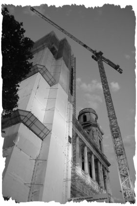 Eglise en reconstruction